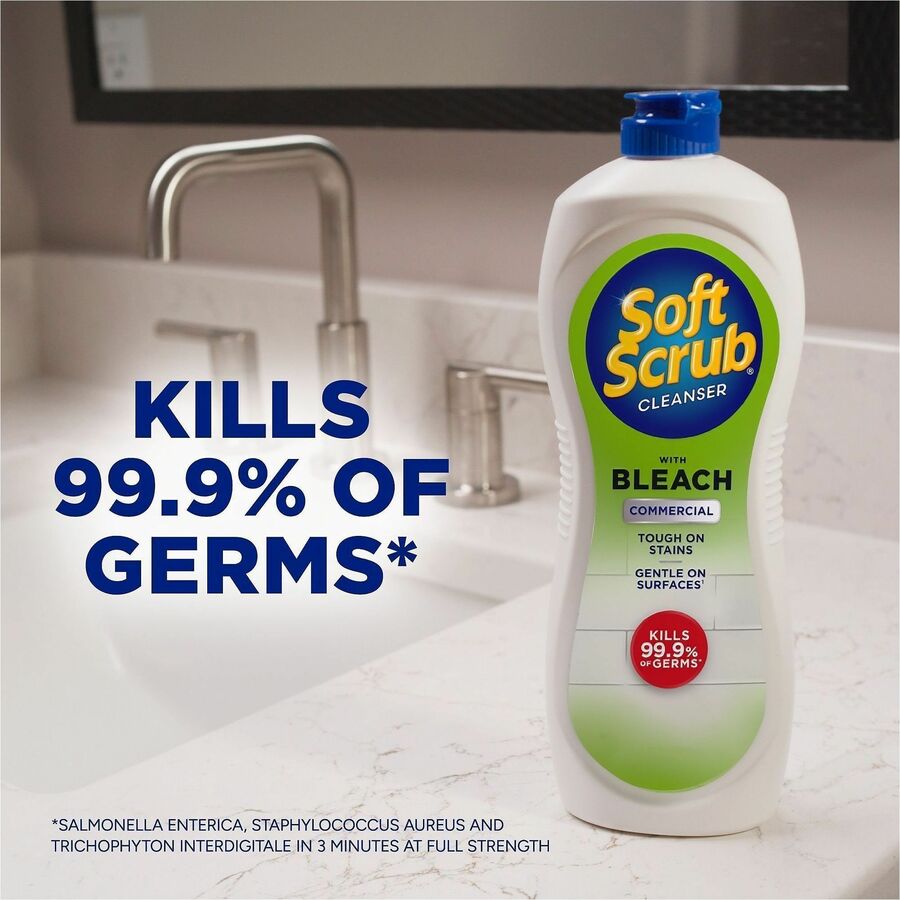 Soft Scrub Bleach Cleanser, 24 fl oz (0.8 quart), Fresh Scent (DIA07222EA)