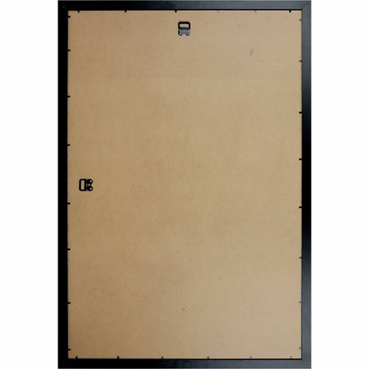 Lorell Wide Frame, 24" x 36" Frame Size, Rectangle, Wall Mountable, Vertical, Horizontal, Wood, Black (LLR49411)