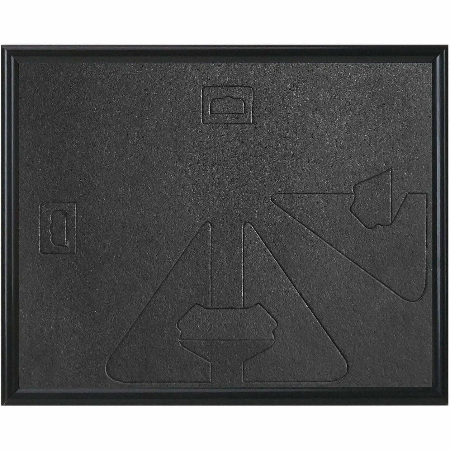 Lorell Certificate Frame, 8.50" x 11" Frame Size, Beveled Edge, Black (LLR49415)