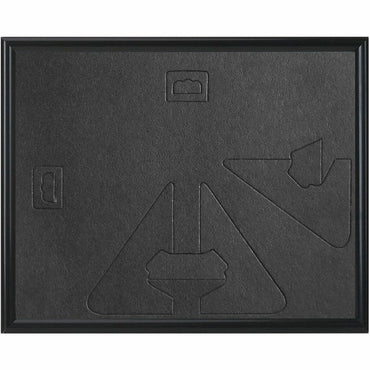 Lorell Certificate Frame, 8.50" x 11" Frame Size, Beveled Edge, Black (LLR49415)