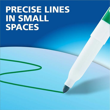 Expo Magnetic Dry Erase Markers, Black Ink, Erasable, 4/Pack (SAN2211584)