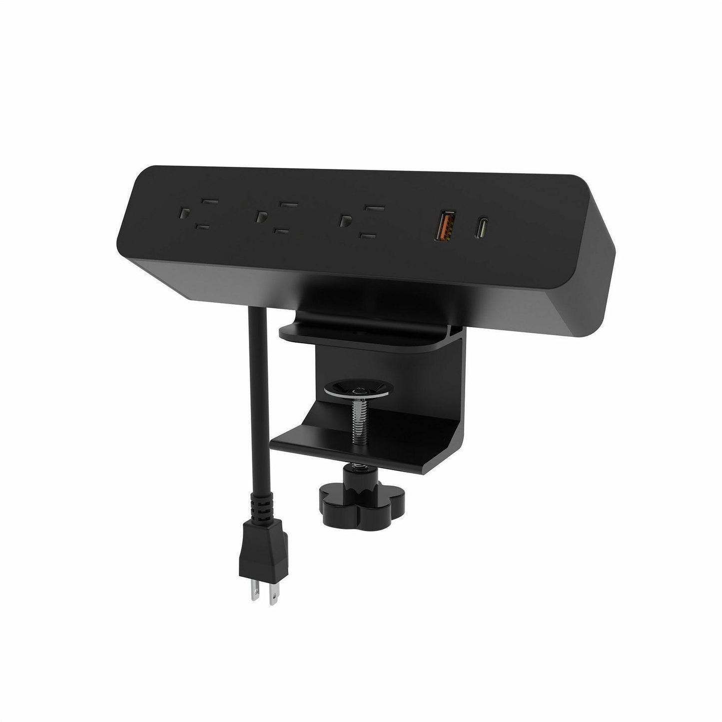 Lorell Power Outlet, 4 x Power Receptacles Desk Mountable (LLR34001)