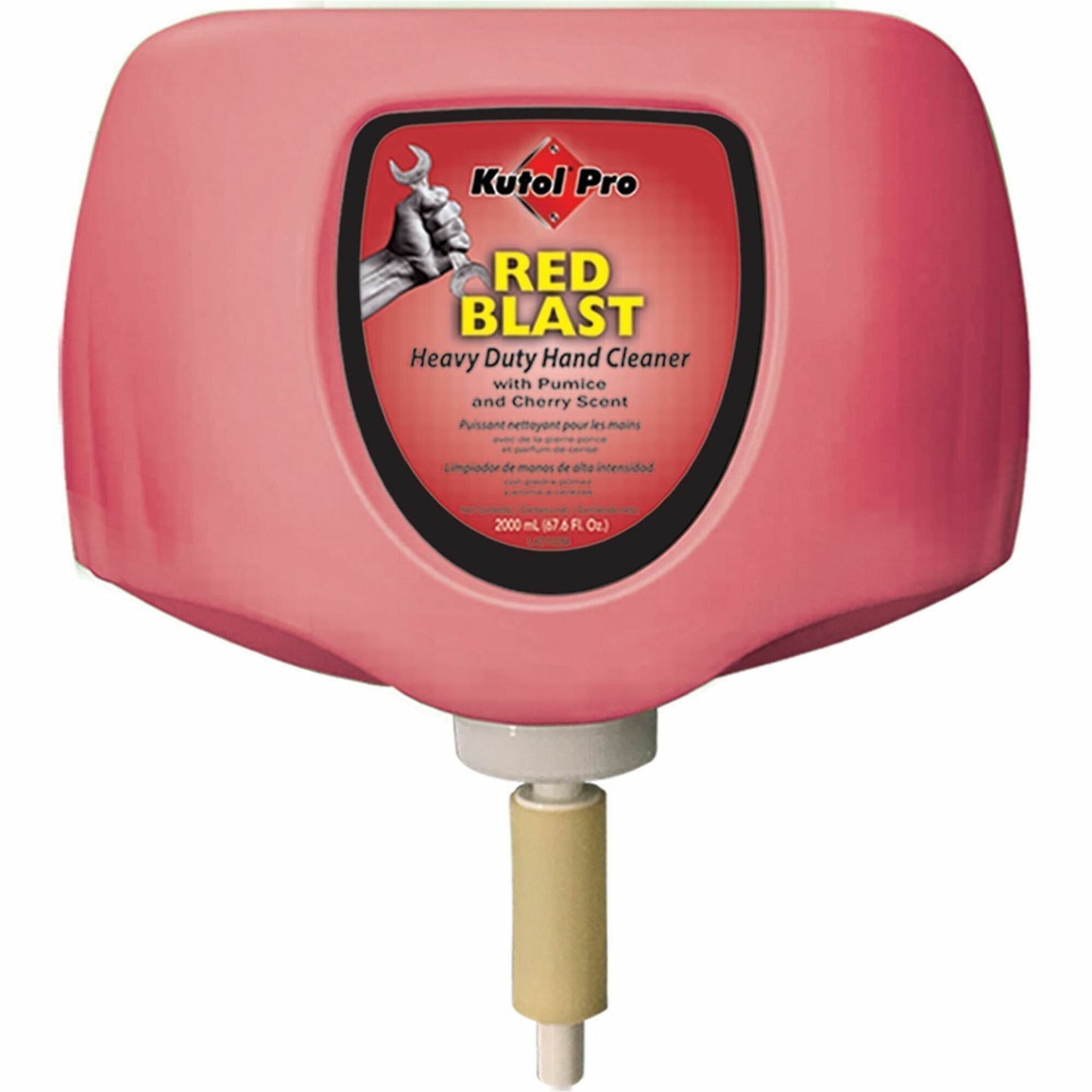 Kutol RedBlast Industrial Hand Soap with Pumice, Cherry Scent, 2.11 quart, 4/Carton (KUT7767)