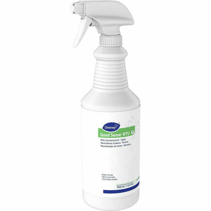Diversey Good Sense Odor Counteractant, Spray, 32 fl oz, Apple, Odor Neutralizer, 12/Carton (DVO04439CT)