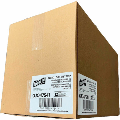 Genuine Joe 5" Looped End Wet Mop, Large, Looped Ends, 4-ply, Red (GJO47541)