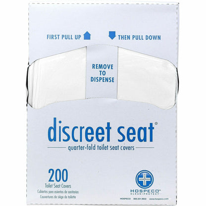 Hospeco Recycled Paper Toilet Seat Covers, 25/Carton (HOSDSQTR5M)