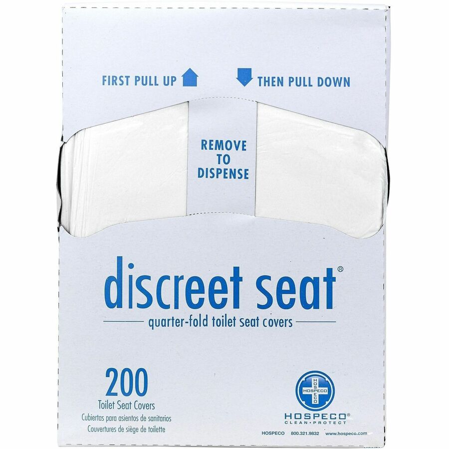 Hospeco Recycled Paper Toilet Seat Covers, 25/Carton (HOSDSQTR5M)