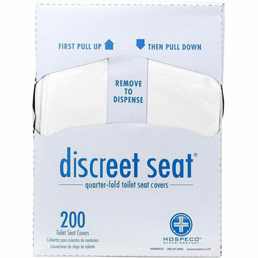 Hospeco Recycled Paper Toilet Seat Covers, 25/Carton (HOSDSQTR5M)
