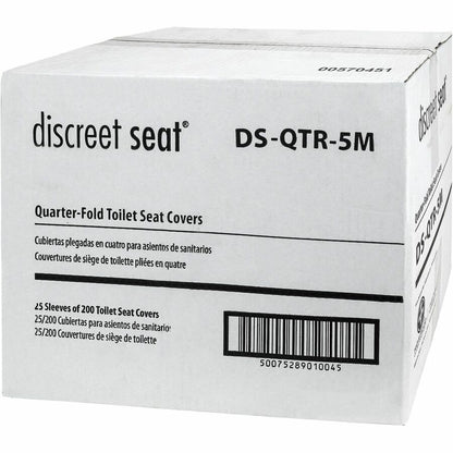 Hospeco Recycled Paper Toilet Seat Covers, 25/Carton (HOSDSQTR5M)