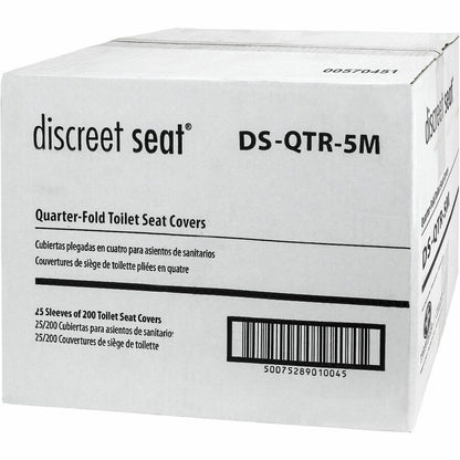 Hospeco Recycled Paper Toilet Seat Covers, 25/Carton (HOSDSQTR5M)