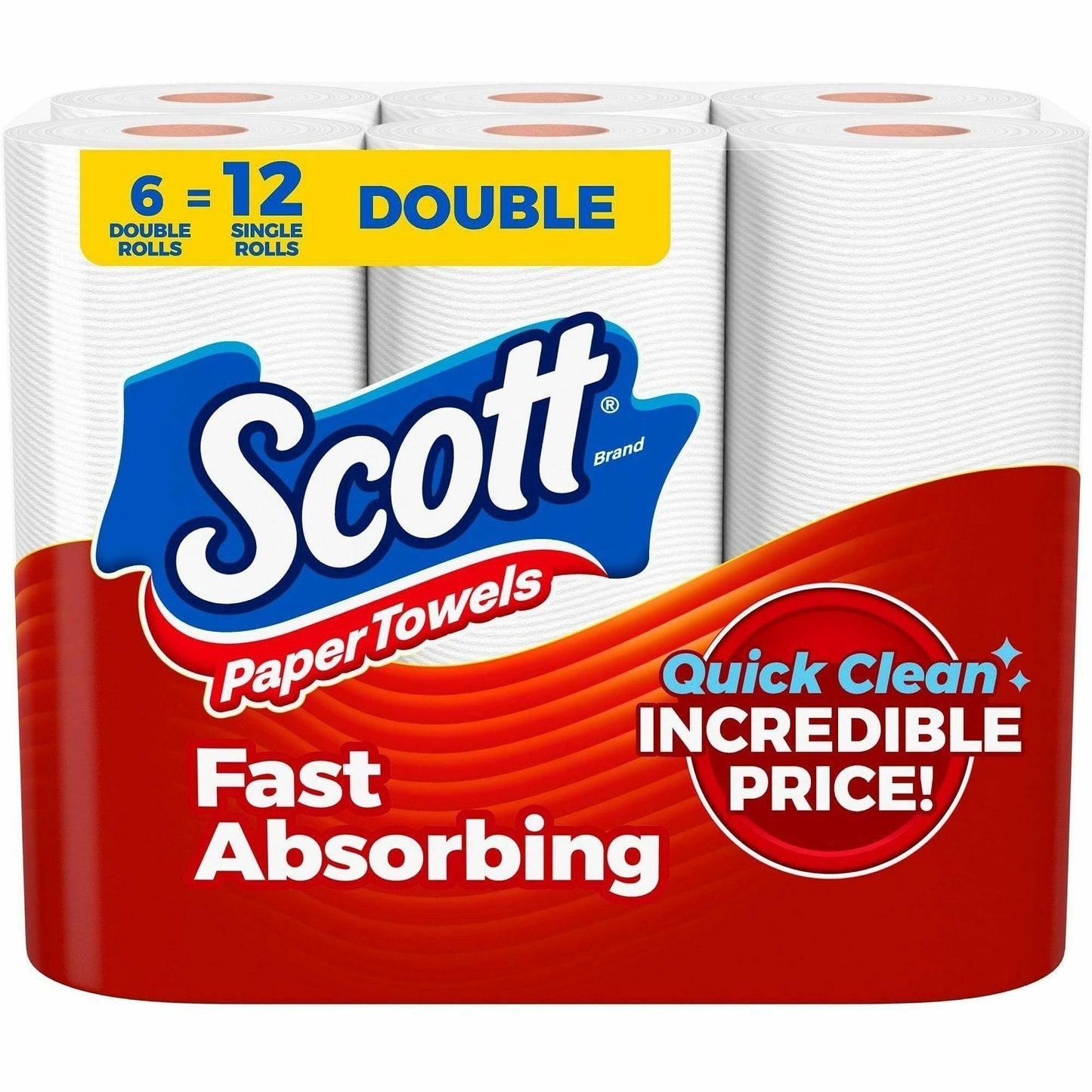 Scott Choose-A-Sheet Paper Towels, 6/Pack (KCC56668)