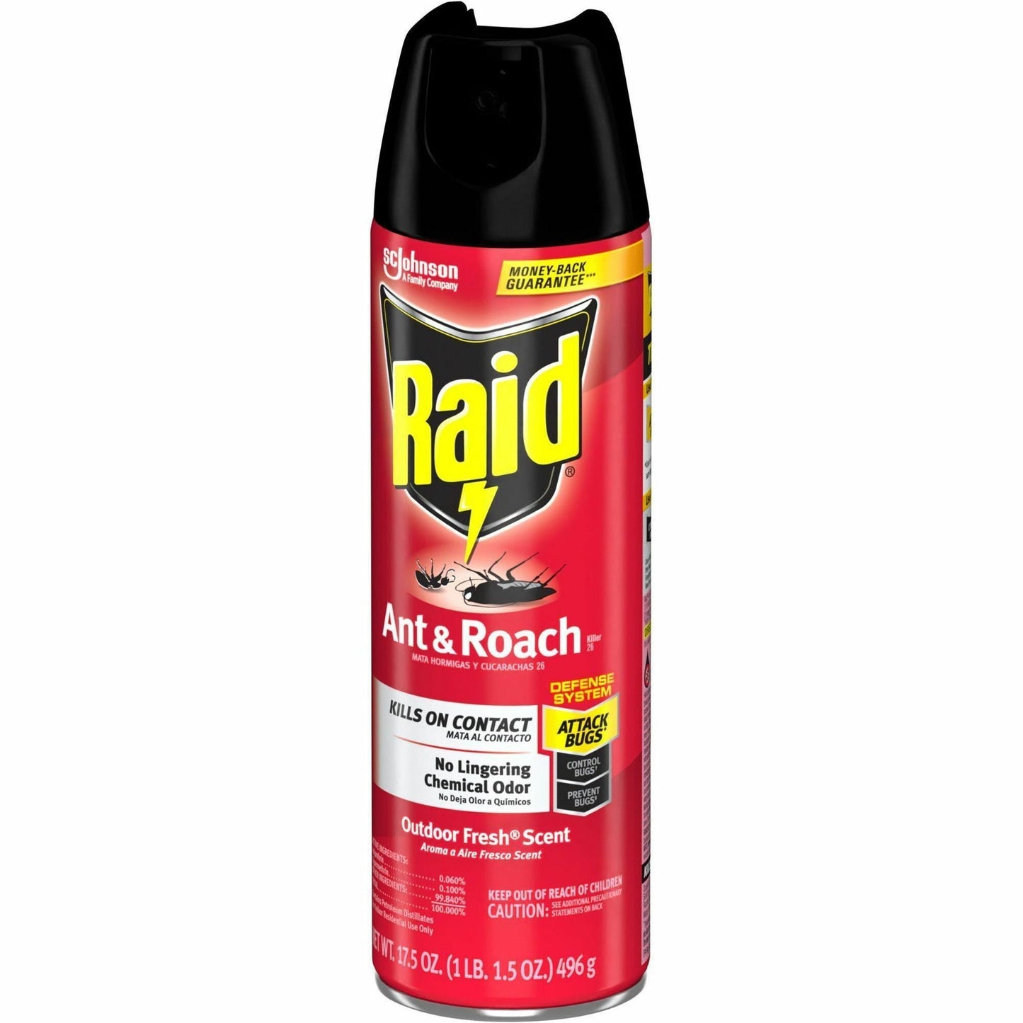 Raid Ant & Roach Killer Spray, 17.50 fl oz, 12/Carton (SJN386220CT)