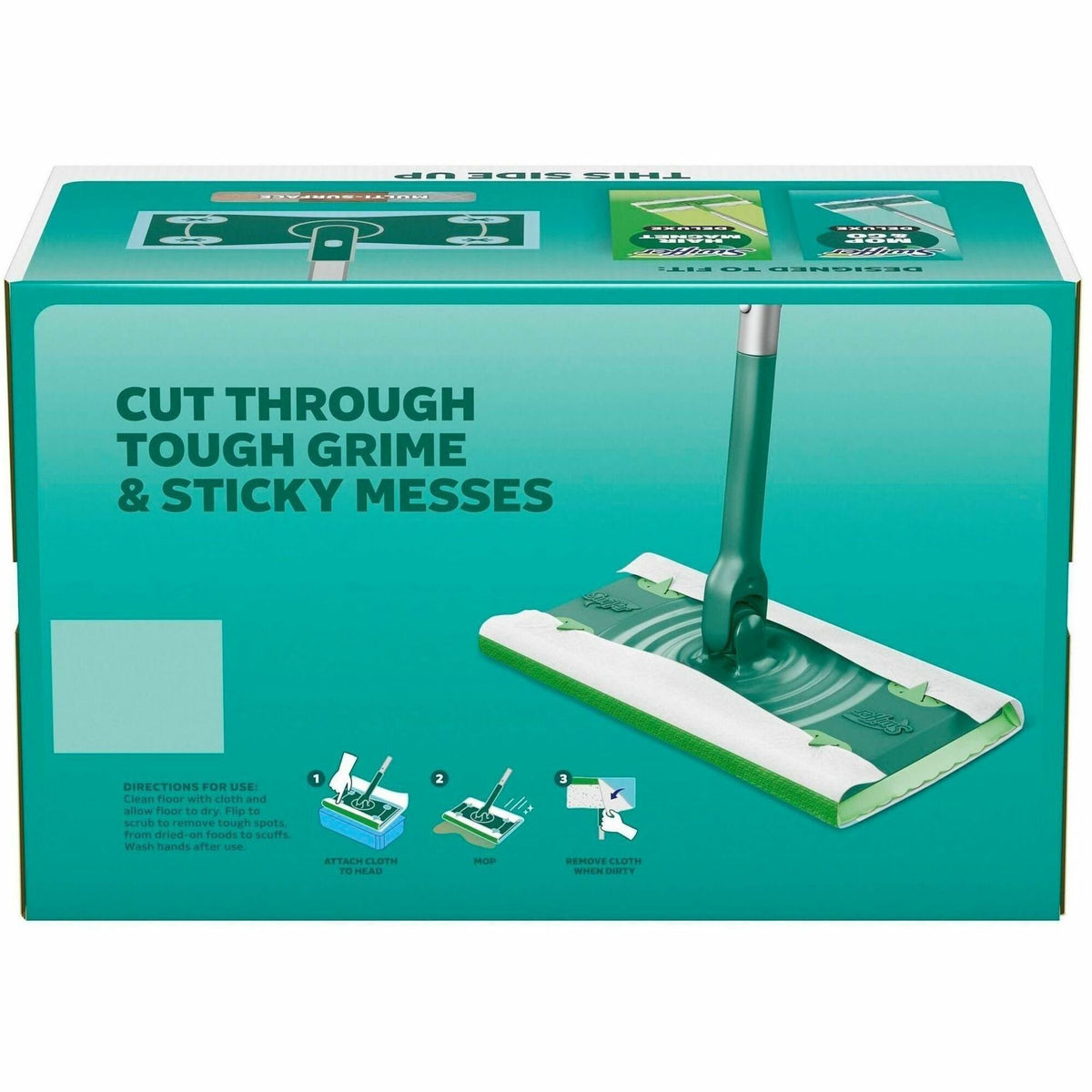 Swiffer Sweeper Wet Mop Cloths, Lavender Scent, 8" x 10", 19 Cloths/Pack, 2/Carton (PGC00743)