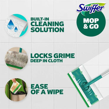 Swiffer Sweeper Wet Mop Cloths, Lavender Scent, 8" x 10", 19 Cloths/Pack, 2/Carton (PGC00743)