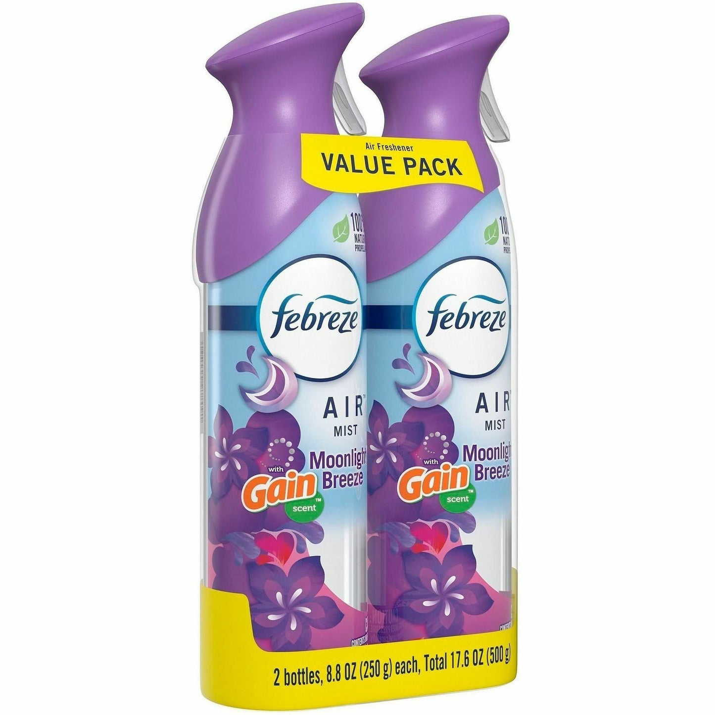 Febreze Air Effects Air Freshener, Spray, 8.8 fl oz, Gain Moonlight Breeze, Odor Neutralizer, 2/Pack (PGC17341)