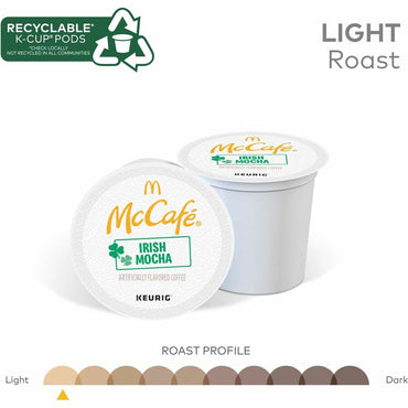 McCaf&eacute; McCaf&eacute; K-Cup Irish Mocha, Light, Per Box, 24 K-Cup, Kosher, 4/Carton (GMT9459CT)