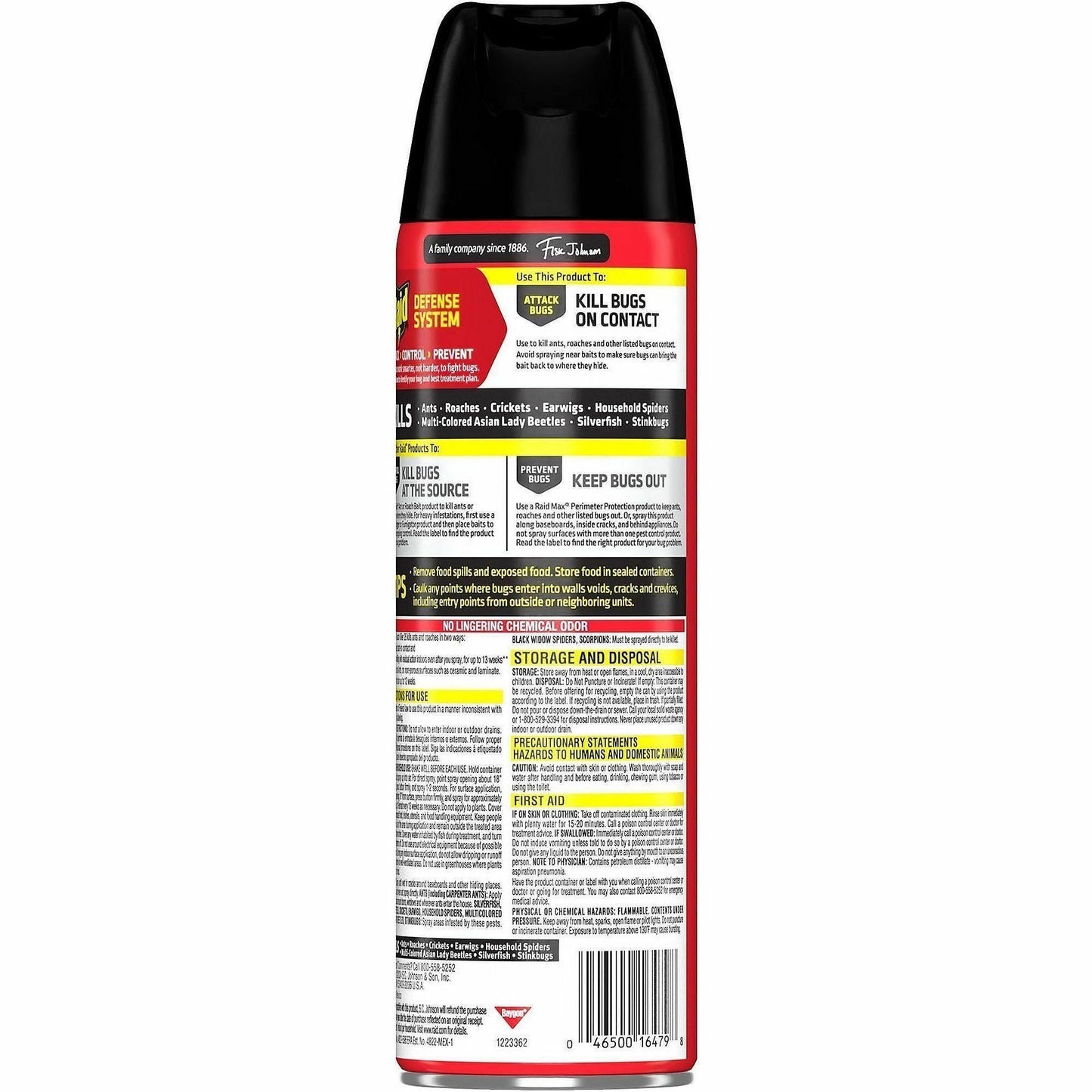 Raid Ant & Roach Killer Sprays, 17.05 fl oz (SJN386214)
