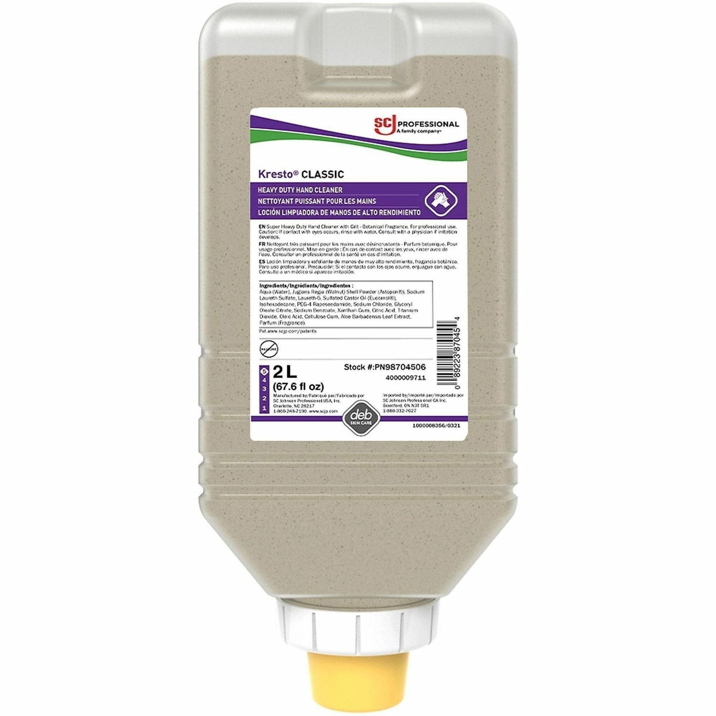 Kresto Super Heavy-Duty Hand Cleaner, 2.11 quart, 6/Carton (SJNPN98704506)
