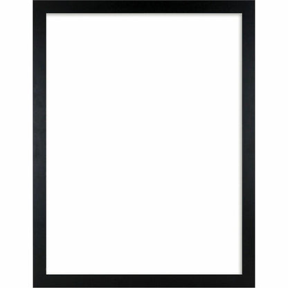 Lorell Wide Frame, 18" Frame Size, Rectangle, Horizontal, Vertical, Wood, Black, 8/Carton (LLR49312CT)