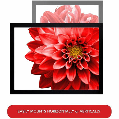 Lorell Wide Frame, 18" Frame Size, Rectangle, Horizontal, Vertical, Wood, Black, 8/Carton (LLR49312CT)
