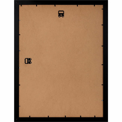 Lorell Wide Frame, 18" Frame Size, Rectangle, Horizontal, Vertical, Wood, Black, 8/Carton (LLR49312CT)