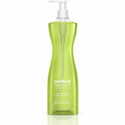 Method Dish Soap Refill, 18 fl oz (0.6 quart), Fresh, Lemon, Lime + Seasalt Scent (MTH359409EA)