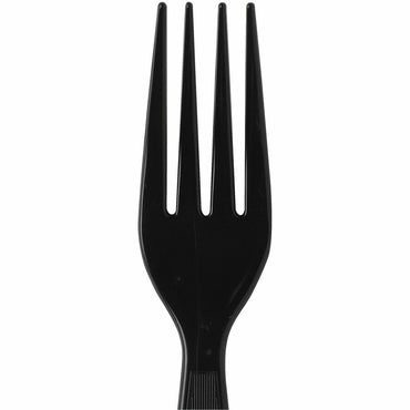 Dixie Cutlery Set, Black, Fork, 1000/Carton (DXEFH53C7)