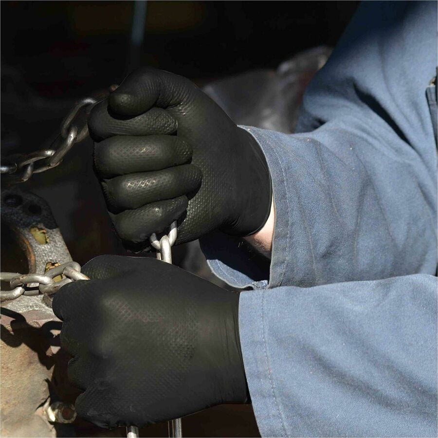 Gloveworks Powder-Free Industrial RDT Nitrile Gloves, Large, 100/Box (AMXGWBN46100)