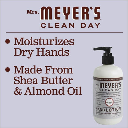 Mrs. Meyer's Clean Day Lavender Lotion, Lotion, 12 fl oz, Lavender (SJN686640)