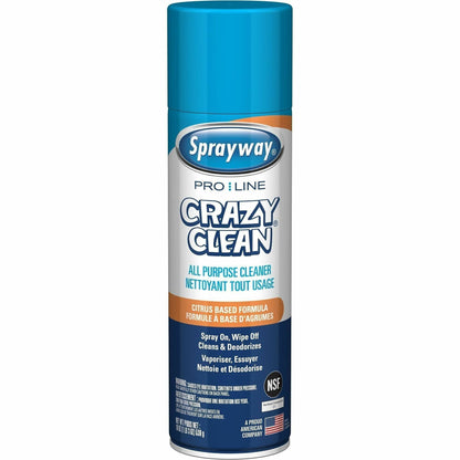 Sprayway ProLine Citrus Crazy Clean Spray, 19 fl oz, Citrus Scent, 12/Carton (CGCSW985)