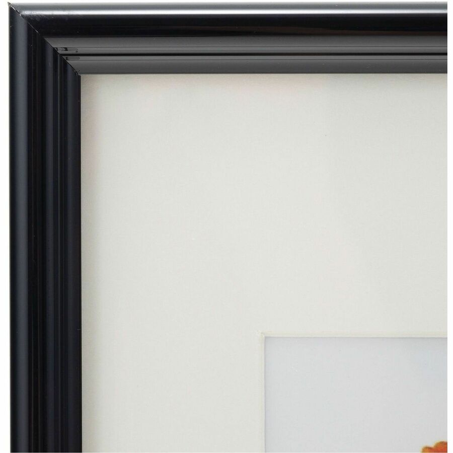 Victory Light Plastic Poster Frame with Mat, 8 x 10 Insert, Black (VLUVF0023B1114)