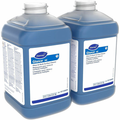 Diversey Care Glance Glass & Multi-Surface Cleaner, 84.5 fl oz, 2/Carton (DVO101109690CT)