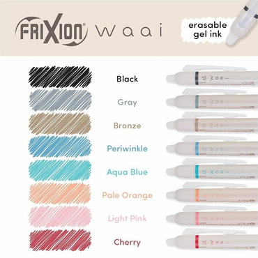 Pilot FriXion Waai Pen Collection, 0.5 mm Extra Fine Pen Point, Retractable, Erasable, Bronze Ink, Gel-based, Writing, 12/Dozen (PIL21062)