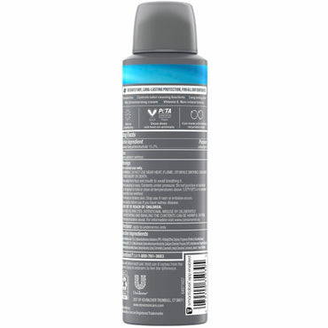 Dove Men's Deodorant Spray, 3 Day, Long Lasting  (UNI35030)
