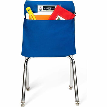 Seat Sack 1-Pocket, 17" x 2", Blue, 1 Pocket(s), 1 Compartment(s), Chair, Poly Cotton (SSK00117)