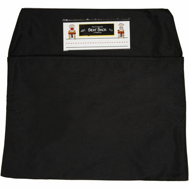 Seat Sack 1-Pocket, 14" x 2", Black, 1 Pocket(s), 1 Compartment(s), Chair, Poly Cotton (SSK30114)
