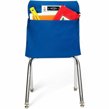 Seat Sack 1-Pocket, 14" x 2", Blue, 1 Pocket(s), 1 Compartment(s), Chair, Poly Cotton (SSK00114)
