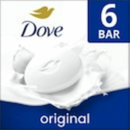 Dove Original Body Bar, 4 oz, 6/Pack (UNI61011)