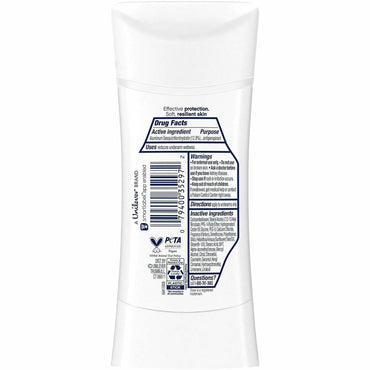 Dove Advanced Care Cool Essentials Antiperspirant Deodorant Stick, Stick, 2.60 oz, 3 Day, Long Lasting  (UNI35297)