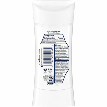 Dove Advanced Care Cool Essentials Antiperspirant Deodorant Stick, Stick, 2.60 oz, 3 Day, Long Lasting  (UNI35297)