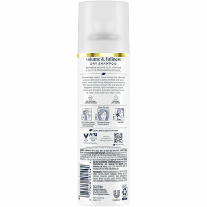 Dove Volume & Fullness Advanced Dry Shampoo, 7.3 fl oz (UNI45986)