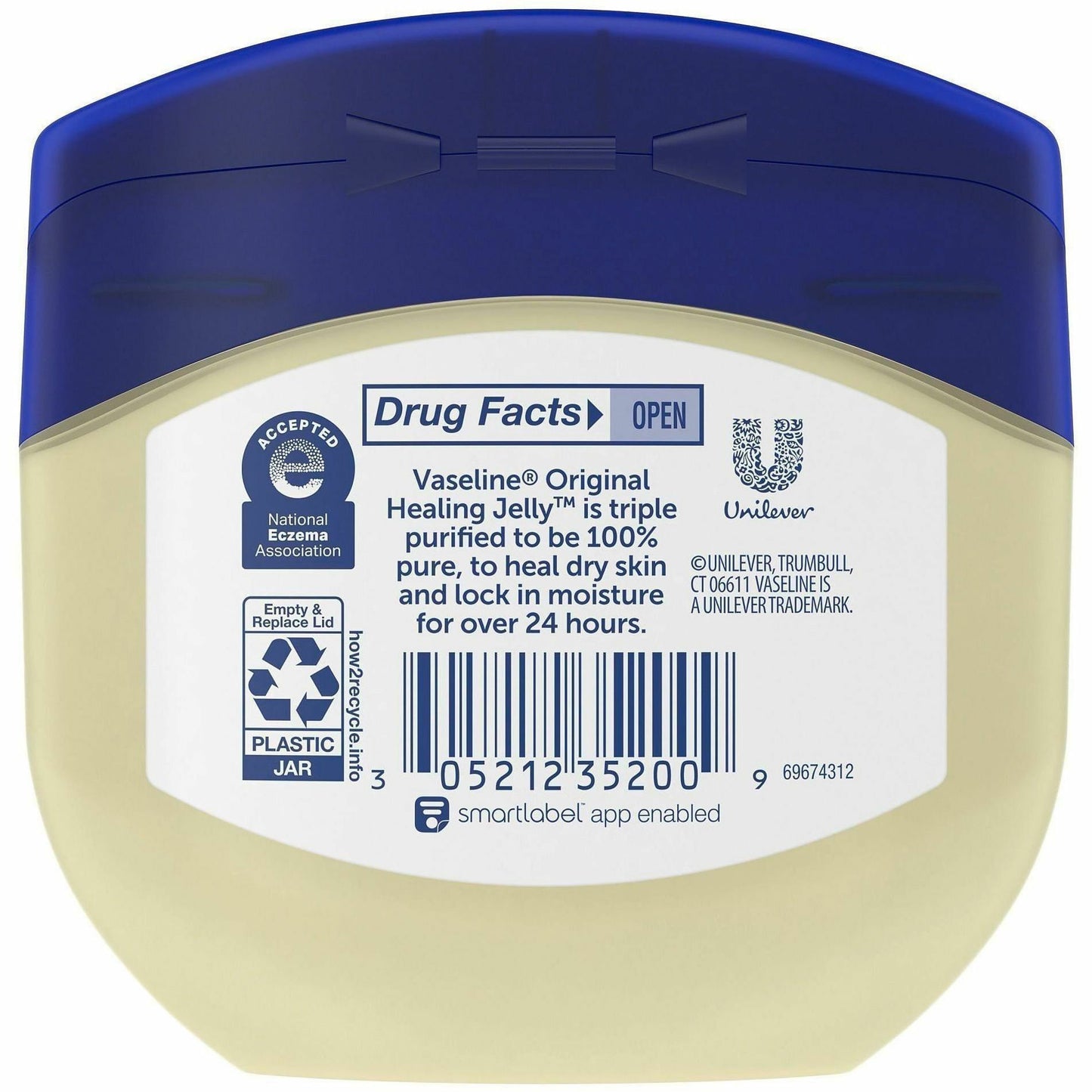 Vaseline Petroleum Jelly Original, Lotion, 7.50 fl oz (UNI35200)
