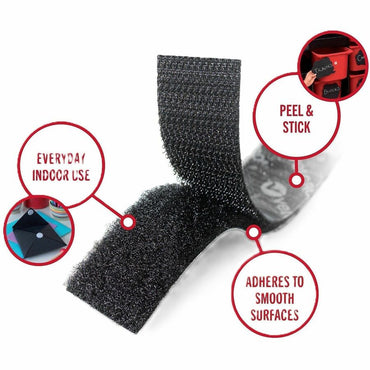 VELCRO VELCRO High-Strength Fastener, 25 yd Length x 2", Black (VEK31308)