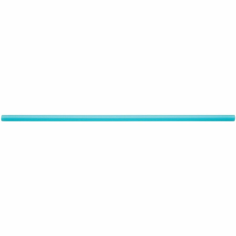 Phade Compostable Straws, 7.8", Polyhydroxyalkanoate (PHA), Caribbean Blue, 600/Box (WCP511204)