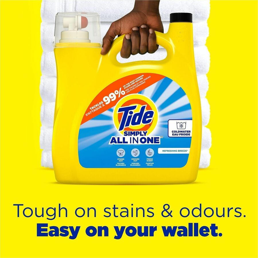 Tide Simply All-in-1 Detergent, 117 fl oz, Refreshing Breeze Scent (PGC12078)