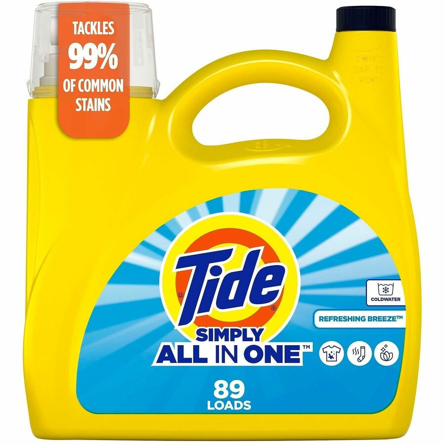 Tide Simply All-in-1 Detergent, 117 fl oz, Refreshing Breeze Scent (PGC12078)