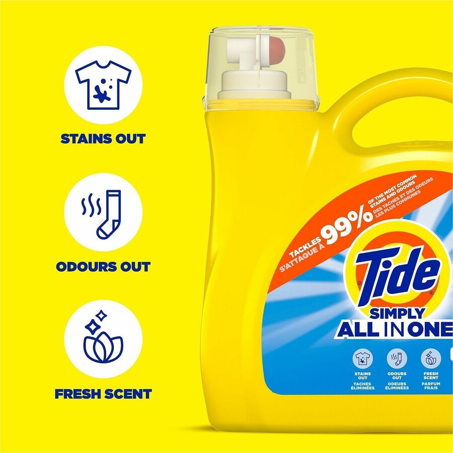 Tide Simply All-in-1 Detergent, 117 fl oz, Refreshing Breeze Scent (PGC12078)