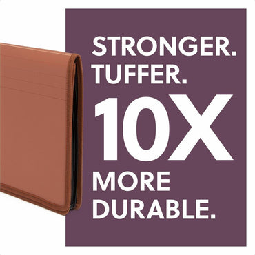 Smead TUFF Legal File Wallet, 8½" x 14", 5 1/4" Expansion, 1200 Sheets Capacity, Poly, Plastic, Rubber, Redrope (SMD73789)