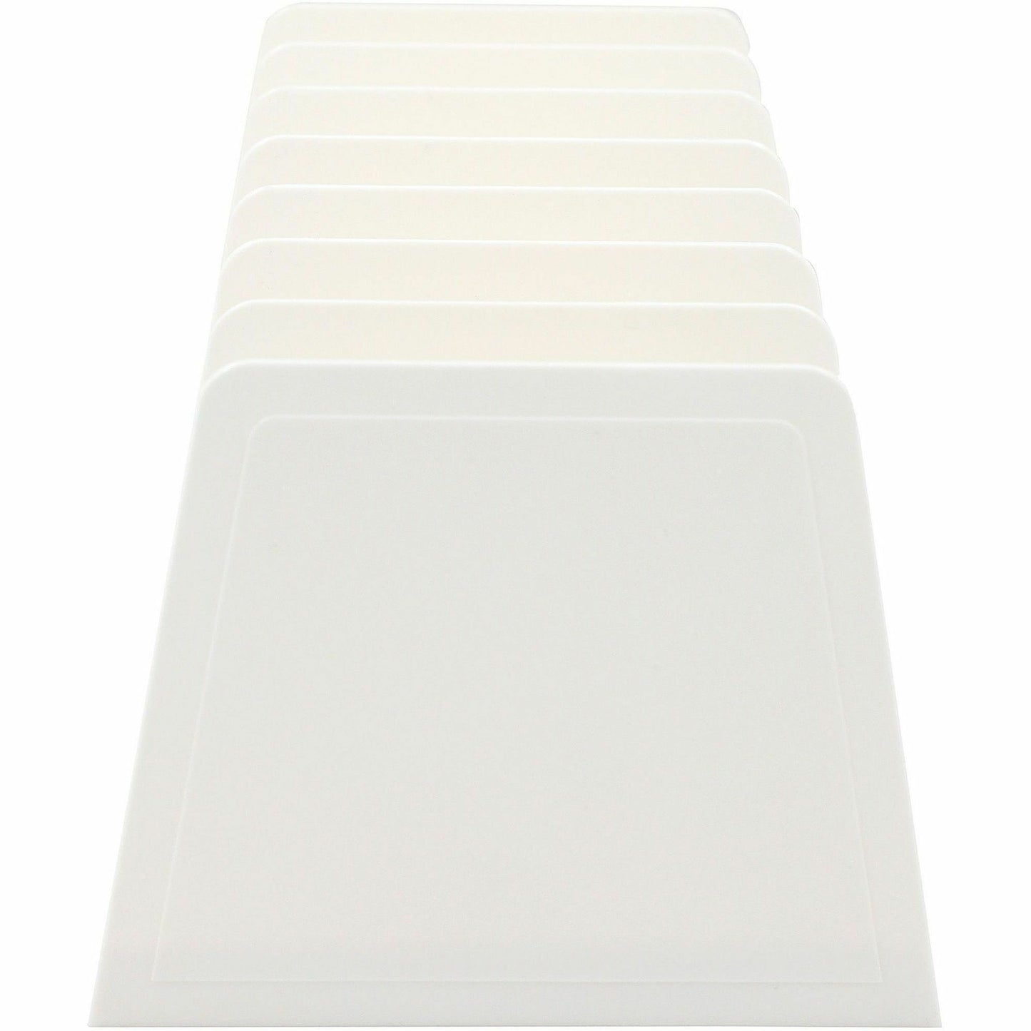 Business Source 6-slot Inclined Desk Step Sorter, 6.50" Height x 8" Width x 7.75" Depth, White (BSN11874)