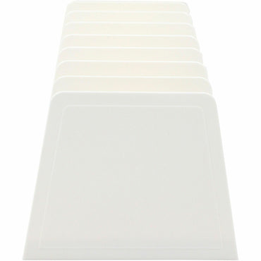 Business Source 6-slot Inclined Desk Step Sorter, 6.50" Height x 8" Width x 7.75" Depth, White (BSN11874)